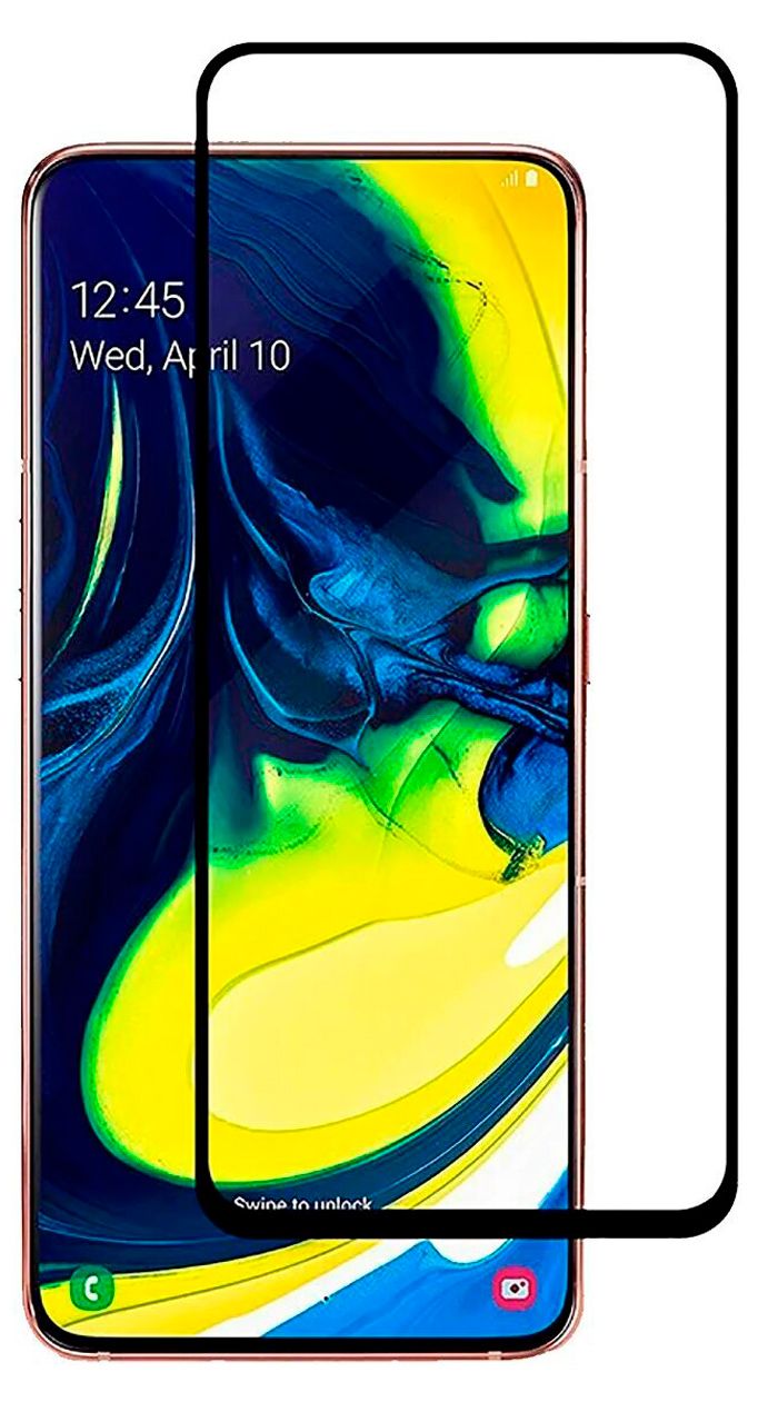 Защитное стекло Evelatus Samsung Galaxy A80 2.5D Full Cover Japan Glue Glass Anti-Static