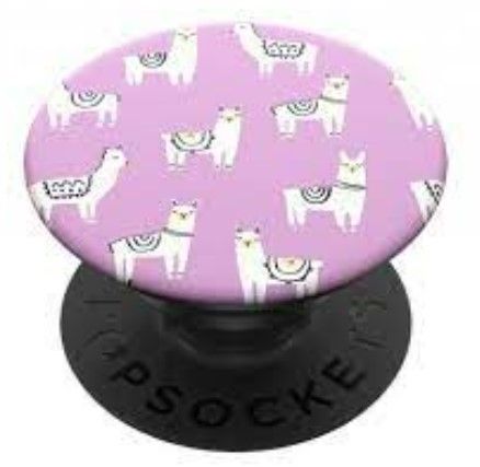 Universal holder (Popsocket) Popsockets  PT-Lotsa Llama-BK