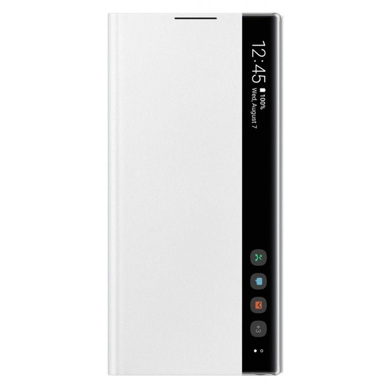 Book case Samsung  Galaxy Note 10 Clear View Cover White