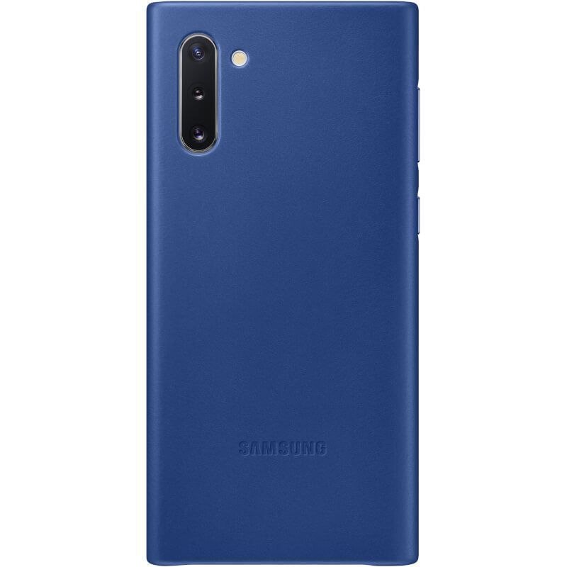 Tagakaaned Samsung  Galaxy Note 10 Leather Cover Blue