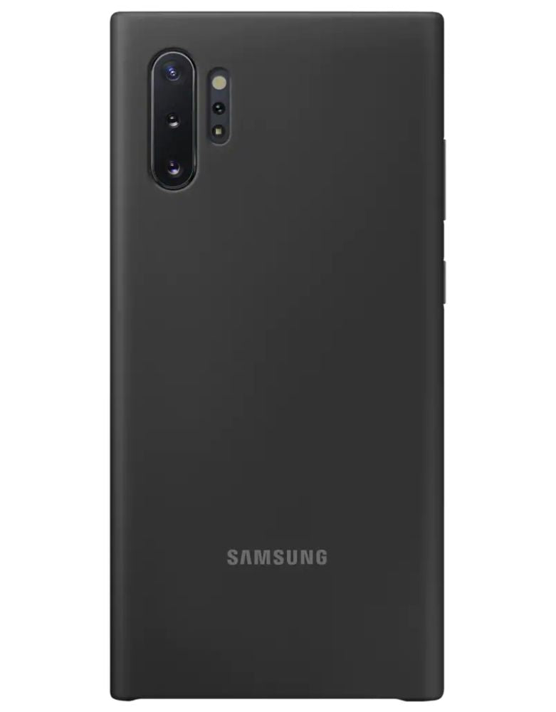 Чехол на заднюю панель Samsung - Galaxy Note 10 Silicone Cover Black