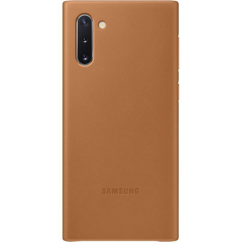 Tagakaaned Samsung  Galaxy Note 10 Leather Cover Camel