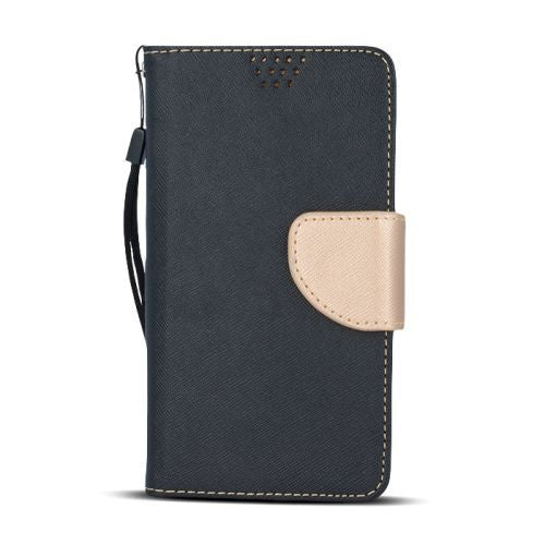 Чехол книжка iLike Universal Smart Universal Fancy 4,7-5,3" case Black Gold