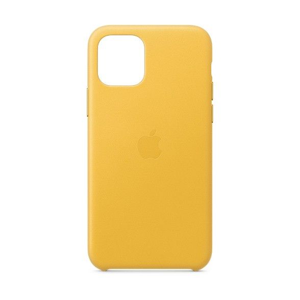 Чехол на заднюю панель Apple - iPhone 11 Pro Leather Case MWYA2ZM/A Meyer Lemon