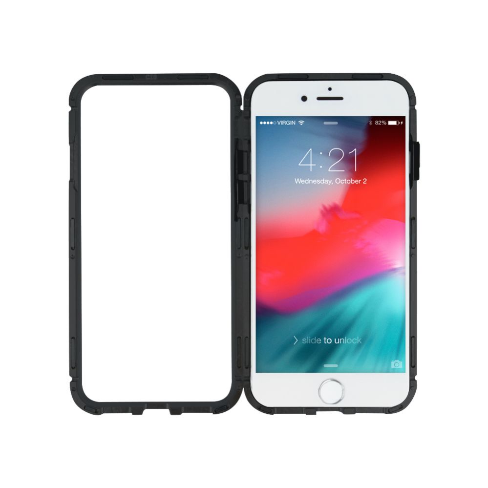 Back panel cover iLike Apple iPhone XR Magnetic case Black