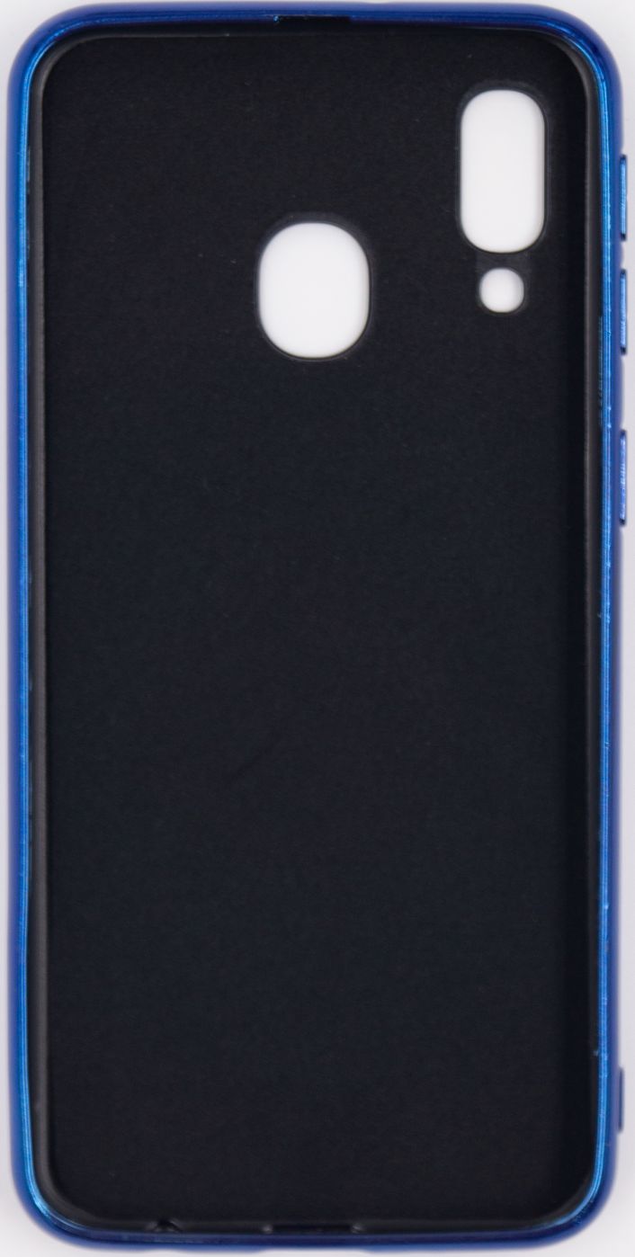 Чехол на заднюю панель Evelatus Samsung Galaxy A40 Water Ripple Full Color Electroplating Tempered Glass Blue