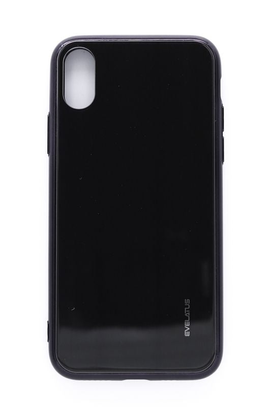 Tagakaaned Evelatus Apple iPhone X/XS Water Ripple Full Color Electroplating Tempered Glass Black