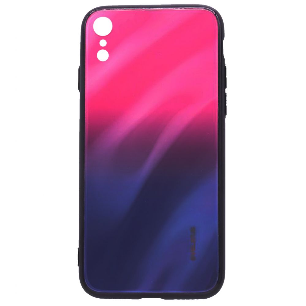 Чехол на заднюю панель Evelatus Apple iPhone XR Water Ripple Gradient Color Anti-Explosion Tempered Glass Case Gradient Pink-Purple