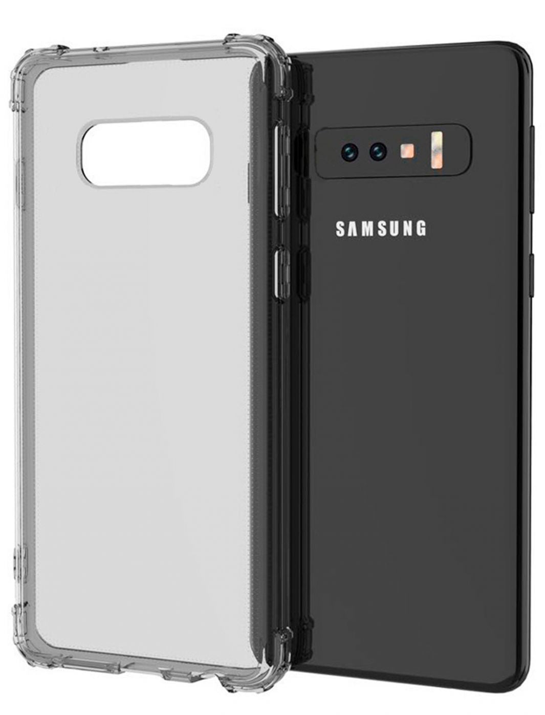 Tagakaaned Evelatus Samsung S10e Military Shockproof Silicone Case TPU Black