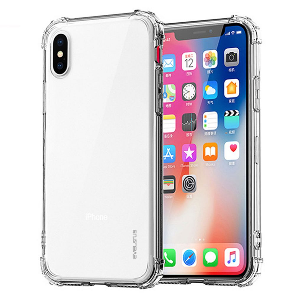 Tagakaaned Evelatus Apple iPhone 7/8/SE2020/SE2022 Military Shockproof Silicone Case TPU Transparent