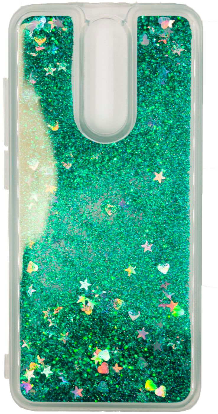 Tagakaaned Evelatus Xiaomi Redmi 8 Shining Quicksand Case Green