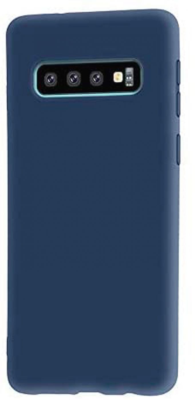 Чехол на заднюю панель Evelatus Samsung Galaxy S10+ Nano Silicone Case Soft Touch TPU Dark Blue