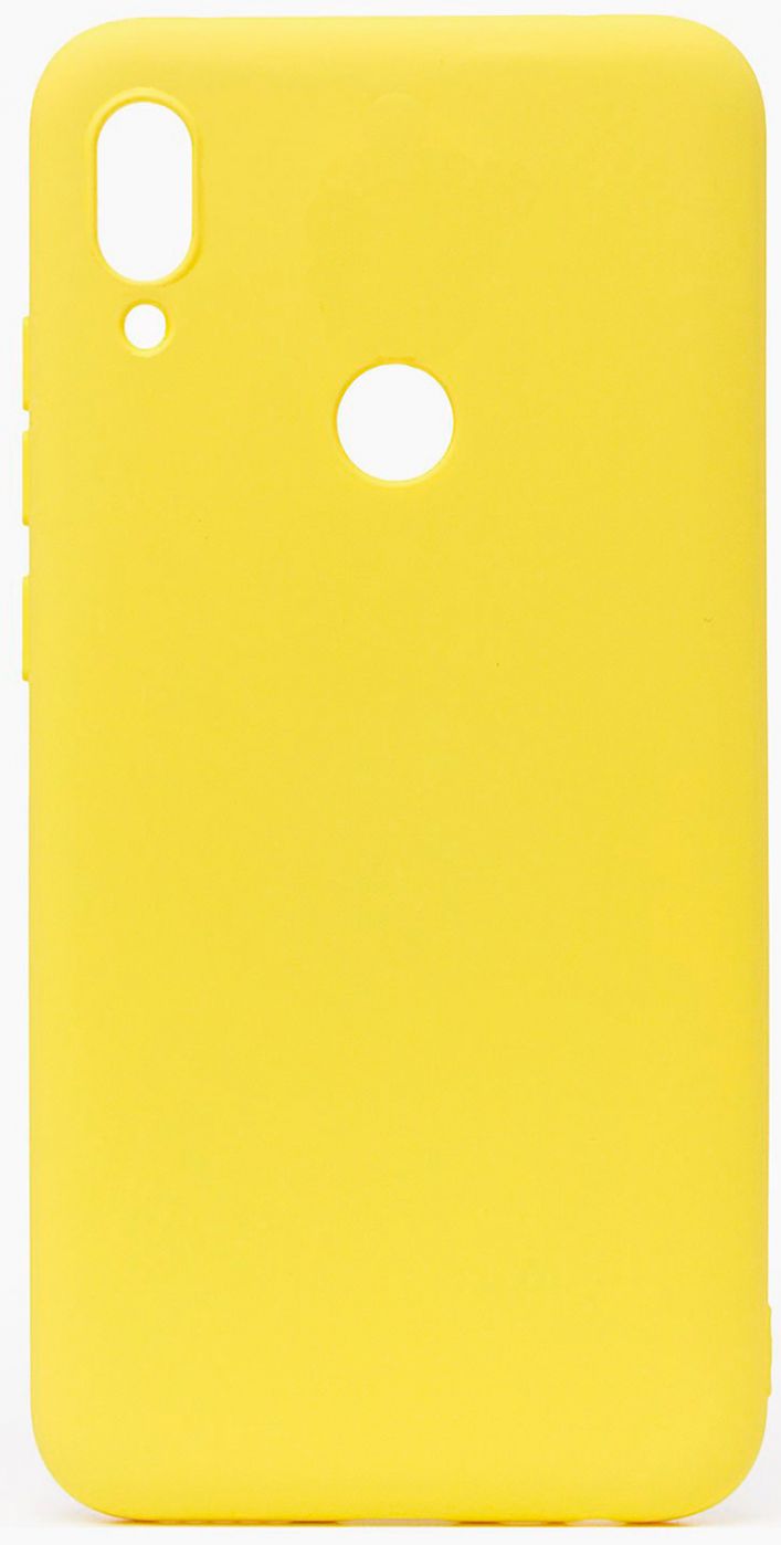 Back panel cover Evelatus Xiaomi Note 7 Nano Silicone Case Soft Touch TPU Yellow