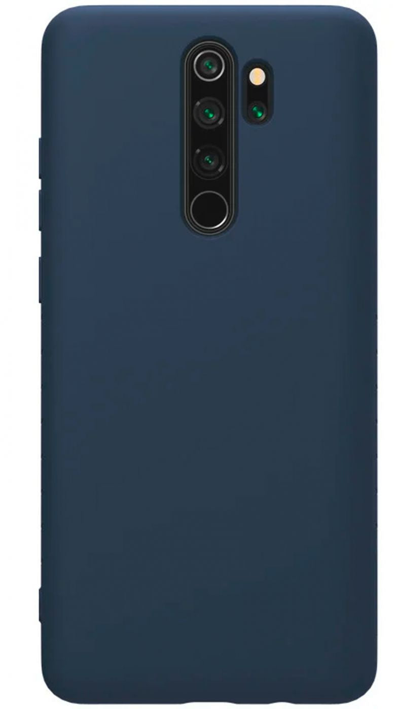 Back panel cover Evelatus Xiaomi Note 8 Pro Nano Silicone Case Soft Touch TPU Dark Blue