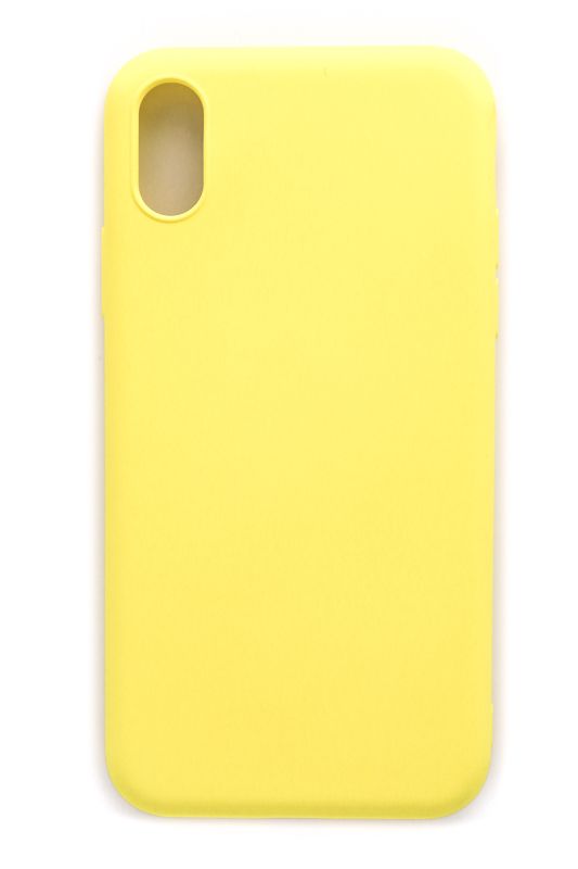 Tagakaaned Evelatus Apple iPhone X/Xs Nano Silicone Case Soft Touch TPU Yellow