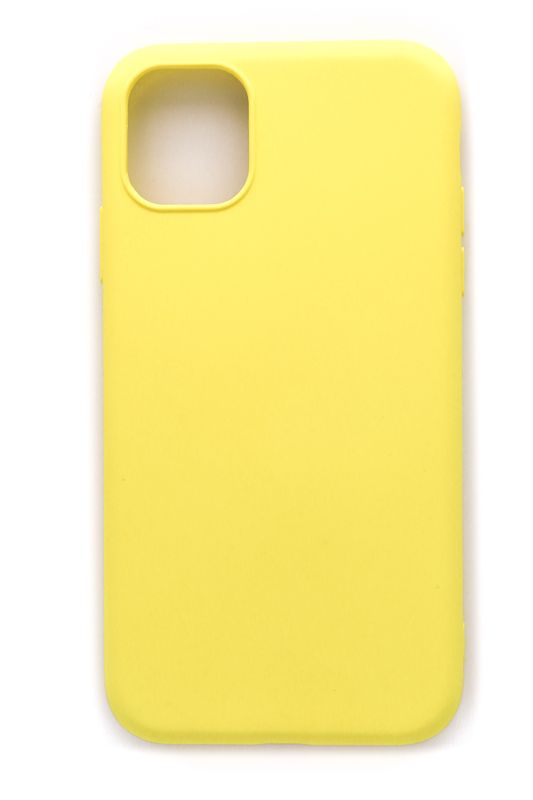 Чехол на заднюю панель Evelatus Apple iPhone 11 Pro Nano Silicone Case Soft Touch TPU Yellow
