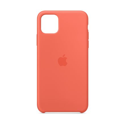 Back panel cover Apple  iPhone 11 Pro Max Silicone Case MX022ZM/A Orange
