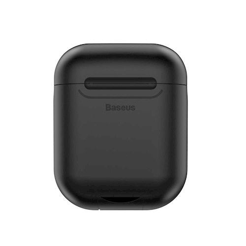 Чехол на заднюю панель Baseus Apple 2in1 Silicone Protective and Wireless Charger Case for AirPods Black