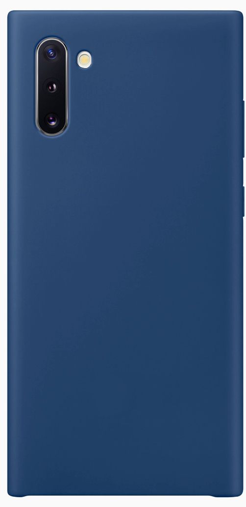 Чехол на заднюю панель Evelatus Samsung Galaxy Note 10 Premium Soft Touch Silicone Case Midnight Blue