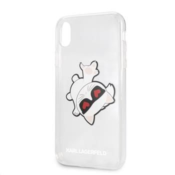 Чехол на заднюю панель Karl Lagerfeld Apple iPhone XR Fun Eaten Hard Case Transparent