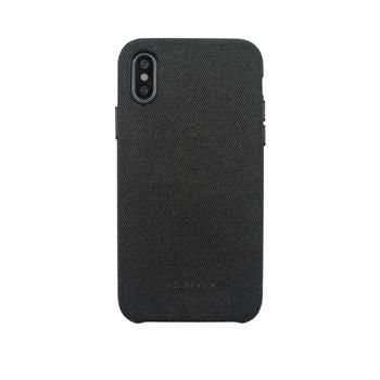 Чехол на заднюю панель SoSeven Apple iPhone X/XS Premium Gentleman Case Fabric Black