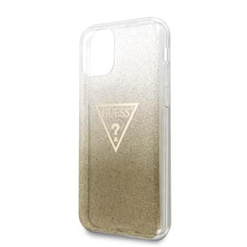 Back panel cover Guess Apple iPhone 11 Pro Solid Glitter Cover Gold