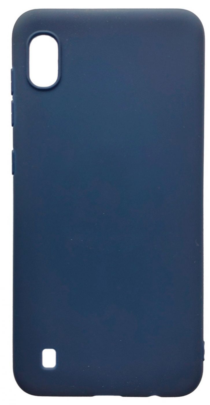 Чехол на заднюю панель Evelatus Samsung Galaxy A10 Soft Touch Silicone Case with Strap Dark Blue