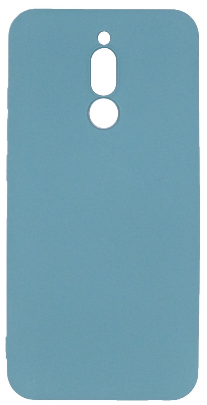 Tagakaaned Evelatus Xiaomi Redmi 8 Soft Touch Silicone Case with Strap Blue