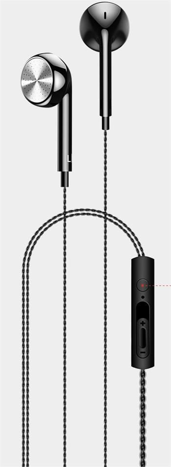 Kõrvaklapid USAMS Universal EP-20 Flat Perfume Stereo Headset 3,5mm Black