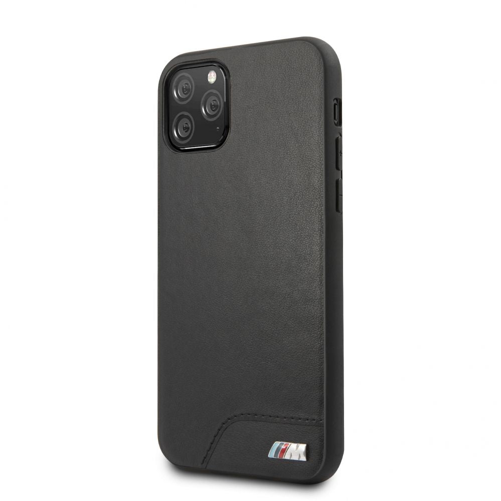 Tagakaaned BMW Apple iPhone 11 Pro Hardcase Smooth PU Leather Black