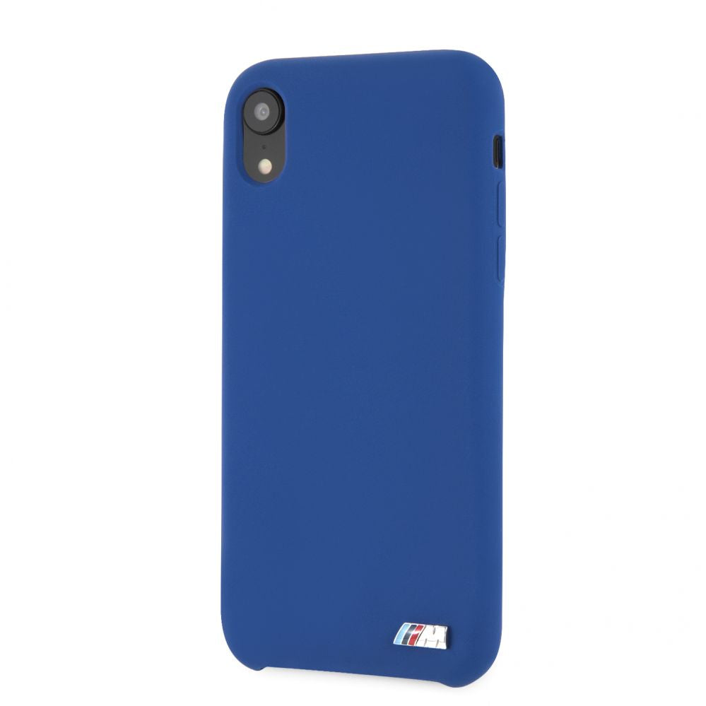 Чехол на заднюю панель BMW Apple iPhone XR Hardcase Silicone Navy