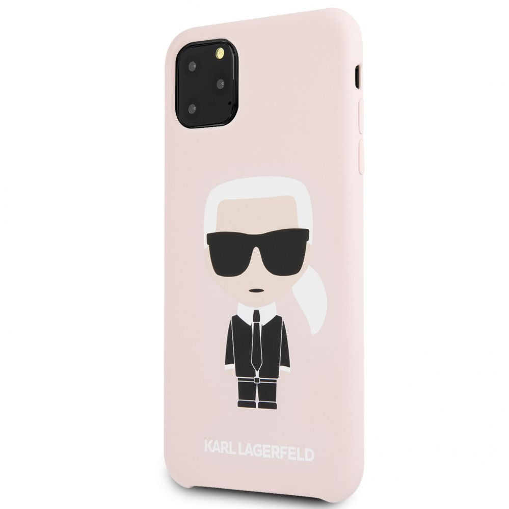 Tagakaaned Karl Lagerfeld Apple iPhone 11 Pro Max Silicone Fullbody Ikonic Pink Pink
