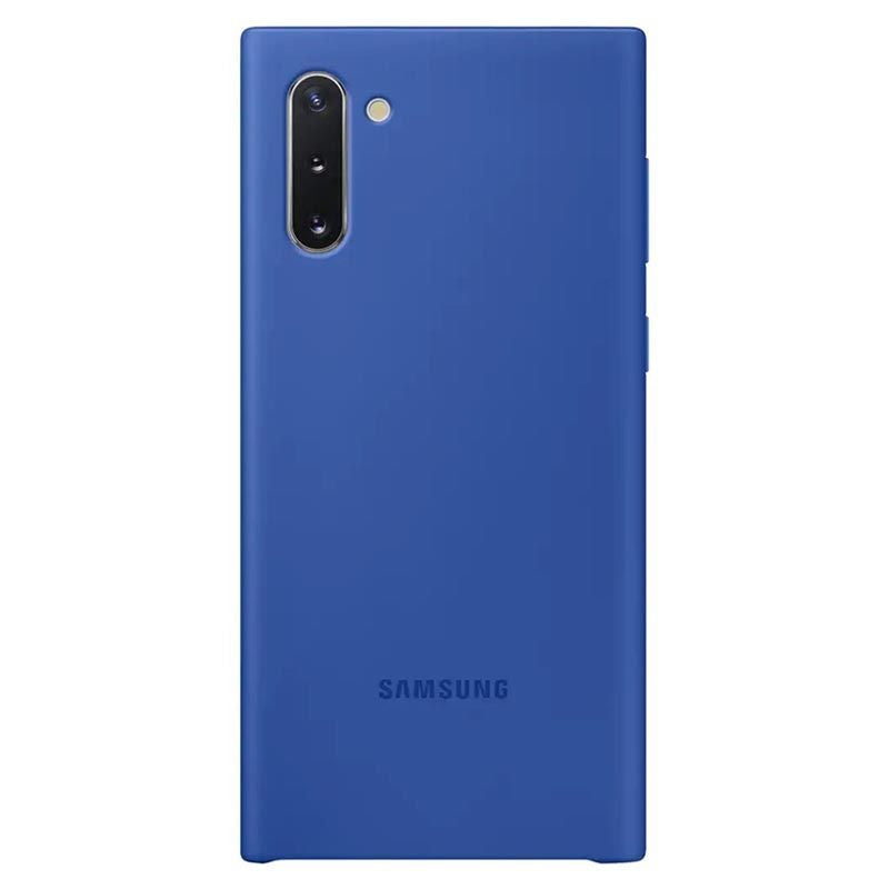 Чехол на заднюю панель Samsung  Note 10 Silicone cover EF-PN970TLEGWW Blue