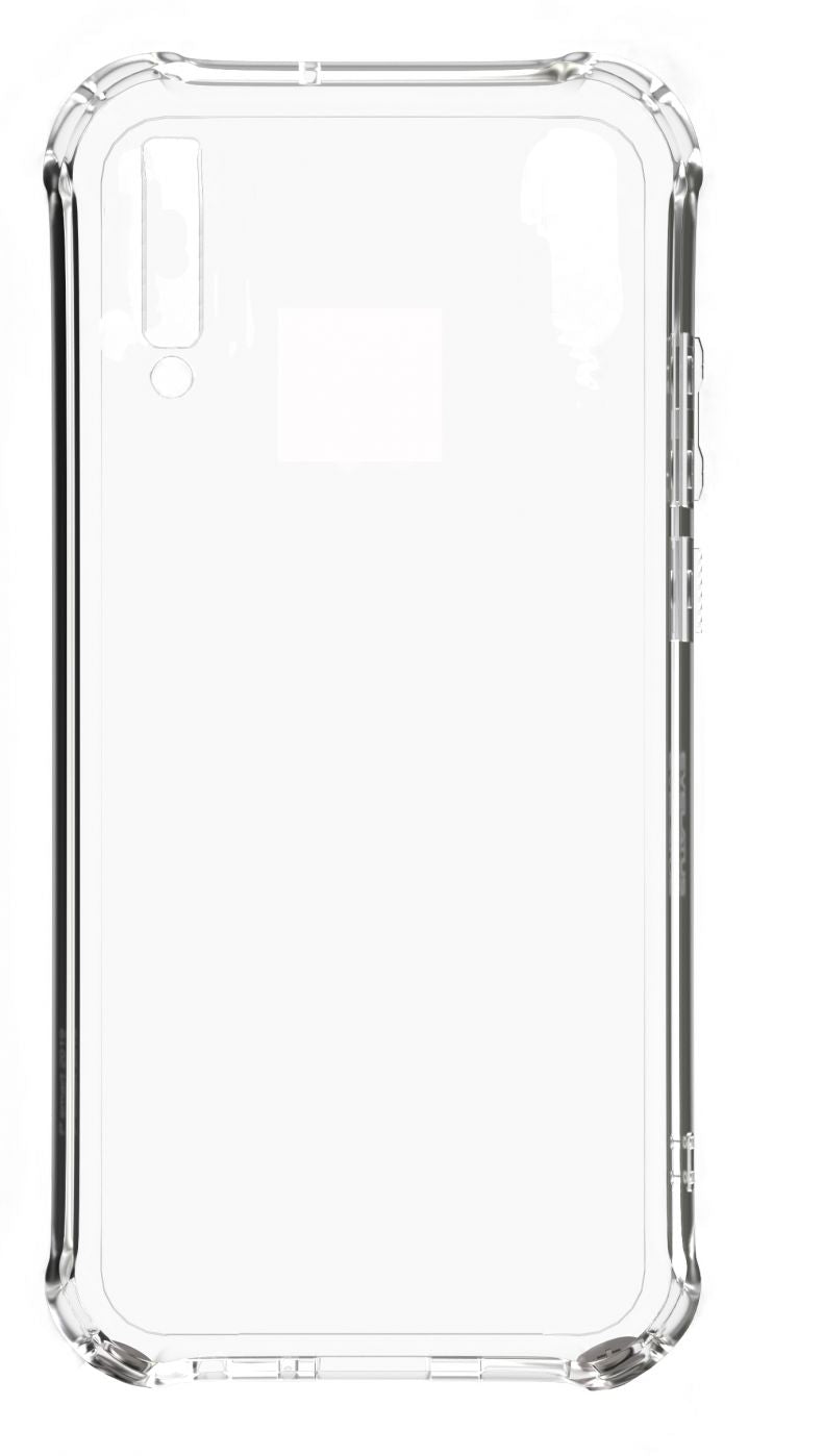 Back panel cover Evelatus Samsung A70 Case with rope Pink Transparent