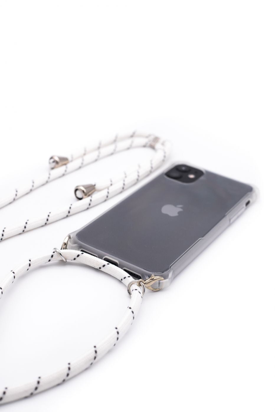 Чехол на заднюю панель Evelatus Samsung A30s Case with rope White Stripes Transparent