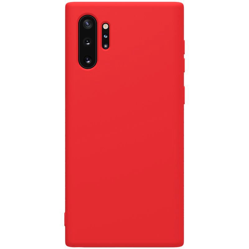 Back panel cover Evelatus Samsung Galaxy Note 10 Plus Nano Silicone Case Soft Touch TPU Red