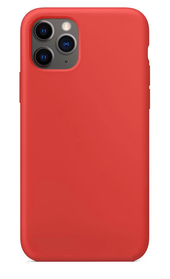 Чехол на заднюю панель Connect Apple iPhone 11 Pro Max Soft Case with bottom Red