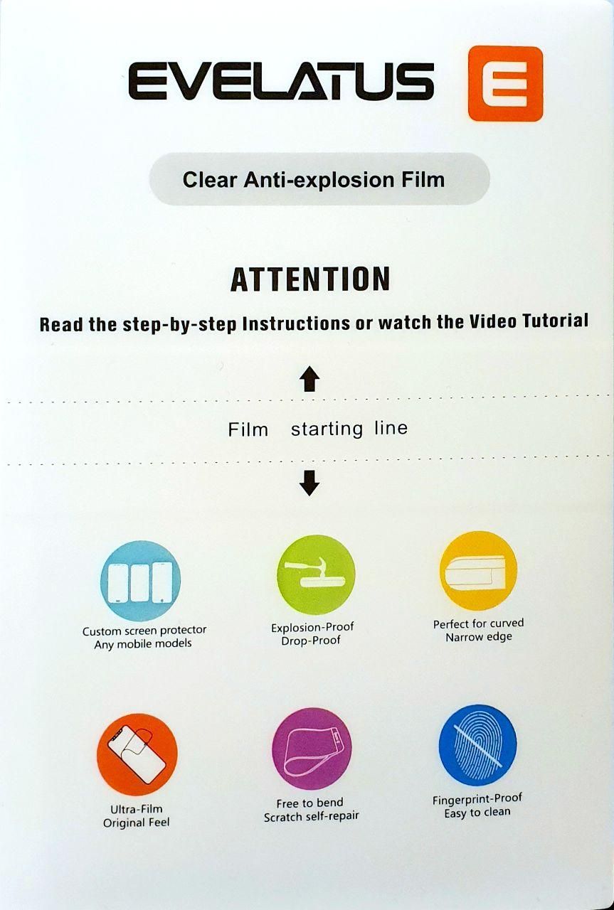 Protective film Evelatus Universal Tablet Hydrogel film for cutter Transparent