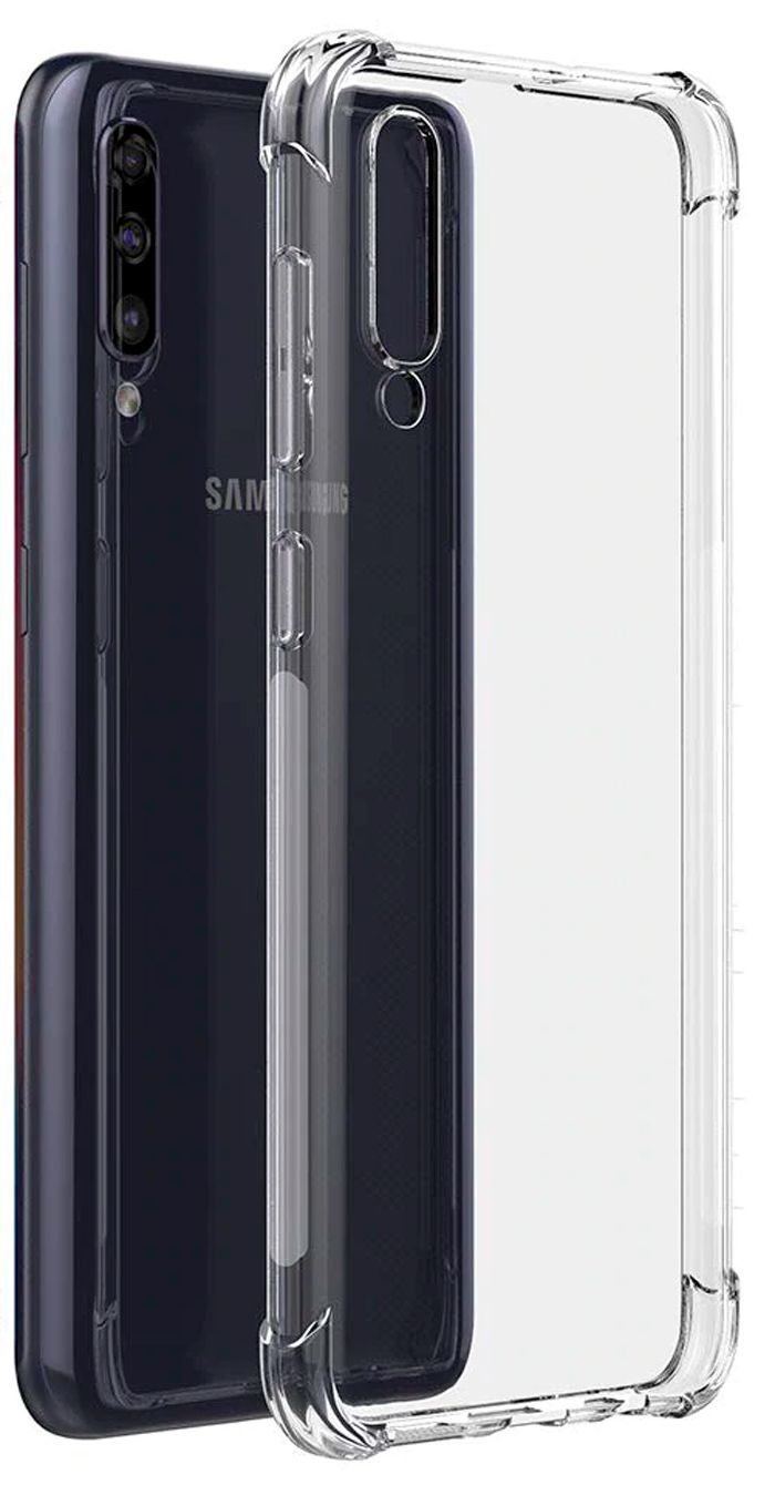 Back panel cover Evelatus Samsung A30s TPU 1.5MM Military Shockproof Silicone Case TPU Transparent