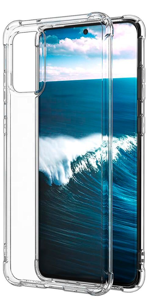 Чехол на заднюю панель Evelatus Samsung Galaxy S20 Military Shockproof Silicone Case TPU Transparent