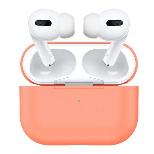 Чехол на заднюю панель - Apple Чехол for AirPods Pro Silicone Papaya