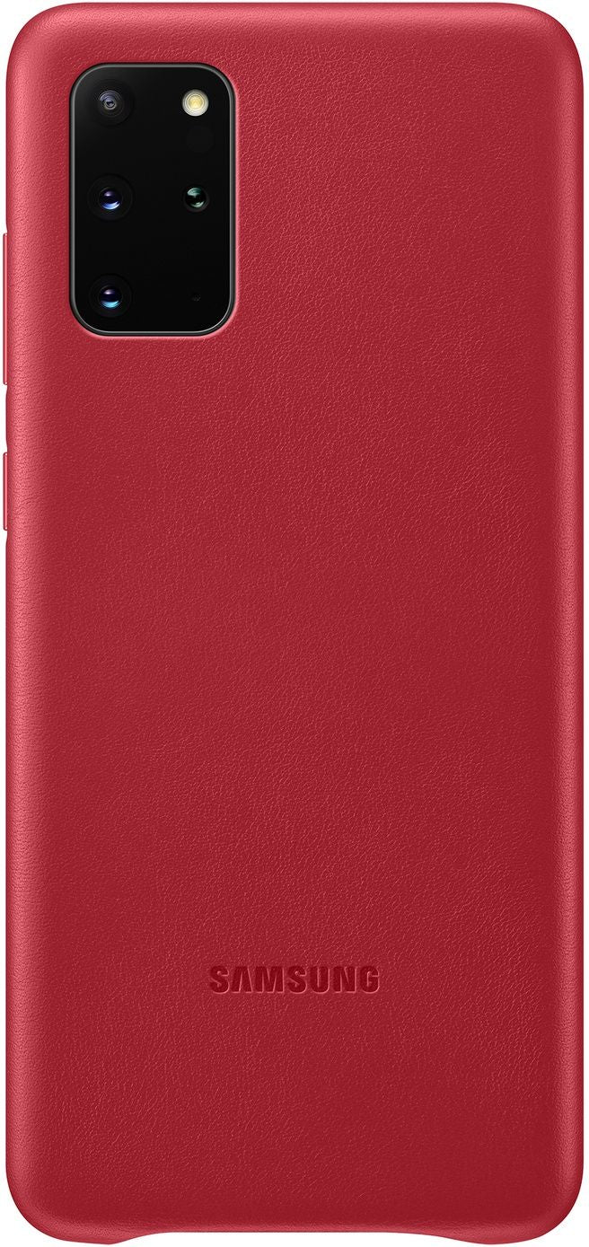 Чехол на заднюю панель Samsung  Galaxy S20 Plus Leather Cover Red