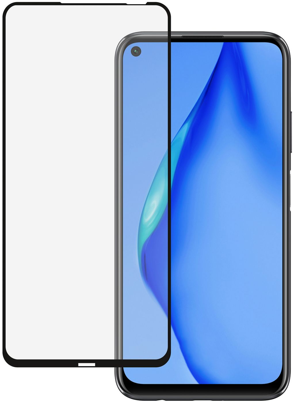 Kaitseklaasid Evelatus Huawei P40 lite 2.5D Full Cover Japan Glue Glass Anti-Static