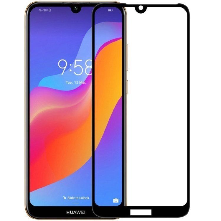Kaitseklaasid iLike Huawei Y6s 2.5D Black Frame Full Glue