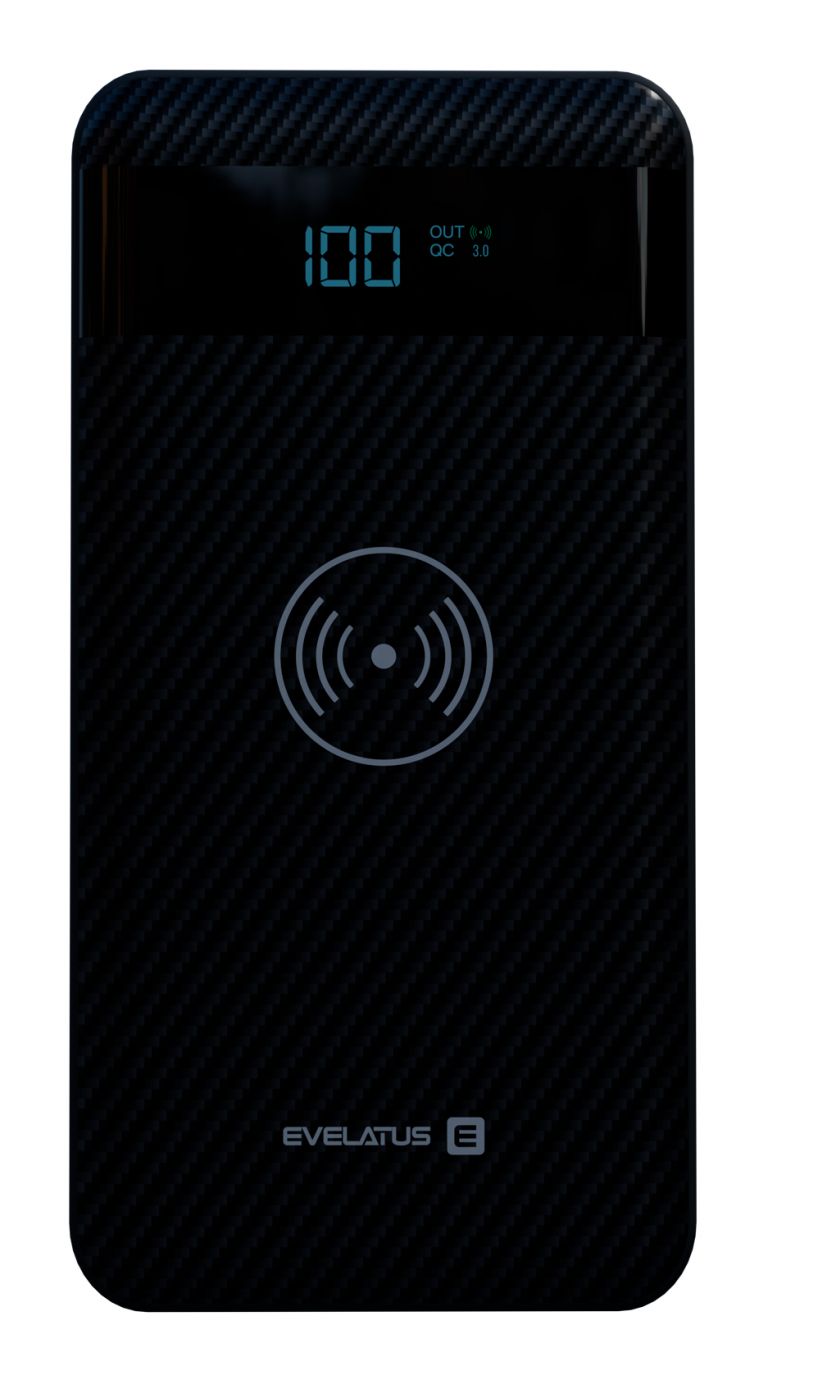 Väline aku Evelatus  Power Bank Wireless EPB05 10000 mAh Black