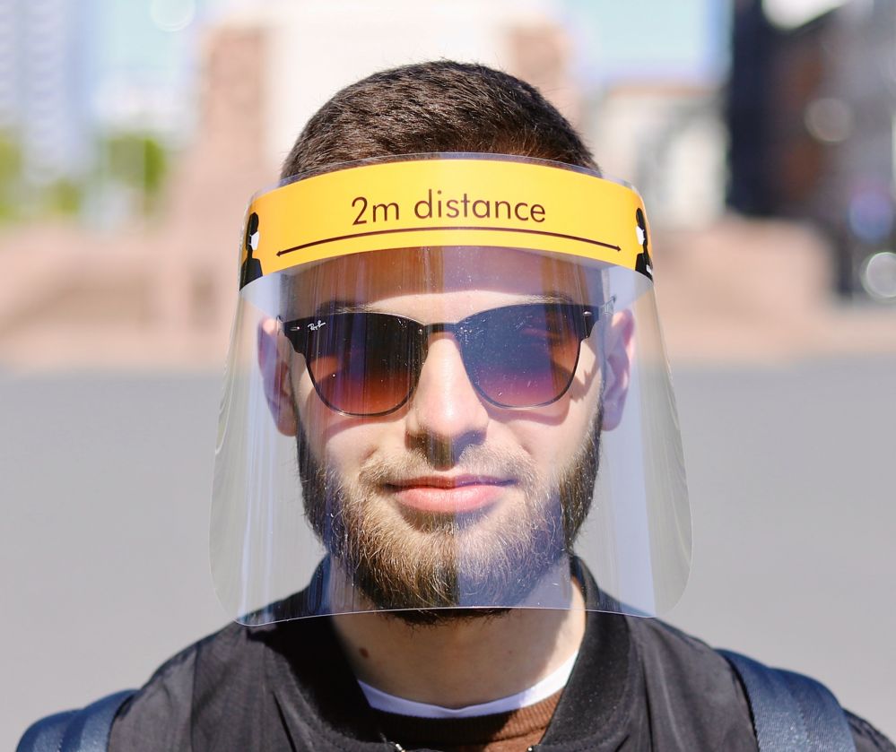 Näokaitse iLike - Face Shield 0.3mm with sponge