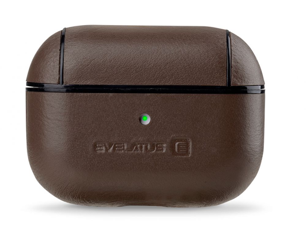 Korpus kõrvaklappidele Evelatus Apple AirPods Pro Leather Protective Case Brown