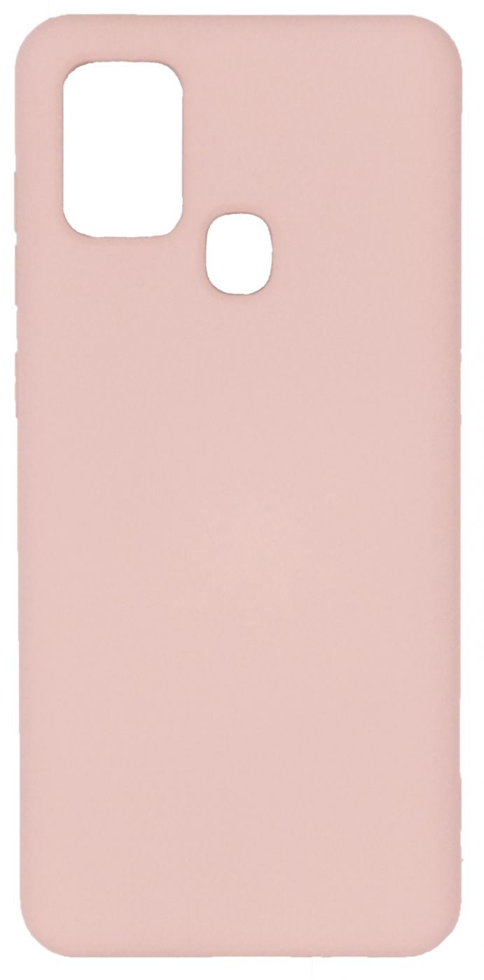 Back panel cover Evelatus Samsung Galaxy A21s Nano Silicone Case Soft Touch TPU Beige
