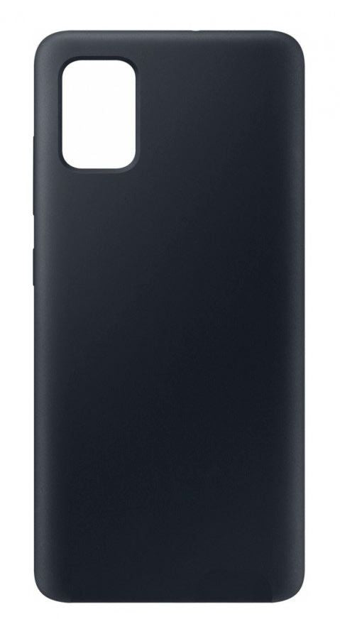 Back panel cover Evelatus Samsung Galaxy A41 Nano Silicone Case Soft Touch TPU Black