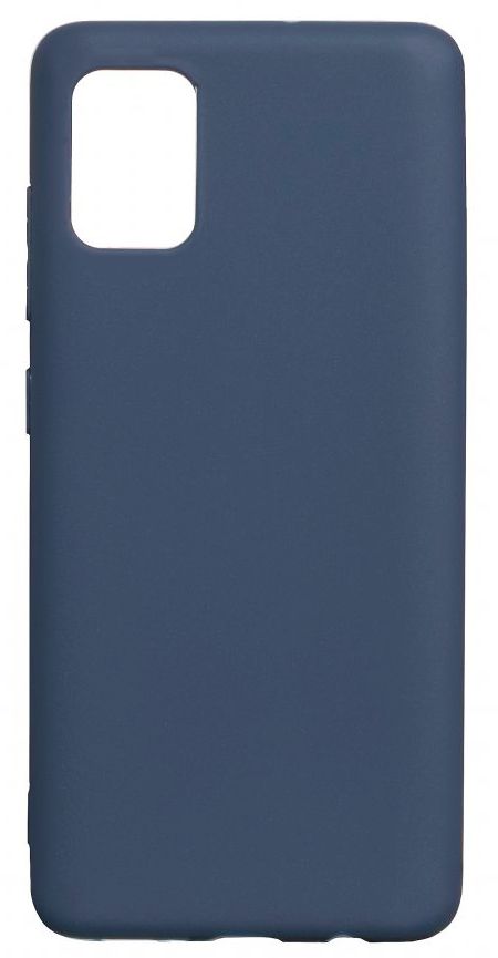 Back panel cover Evelatus Samsung Galaxy A41 Nano Silicone Case Soft Touch TPU Blue